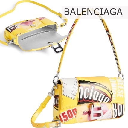 【BALENCIAGA】Hourglass スリング Chips レザー バッグ S