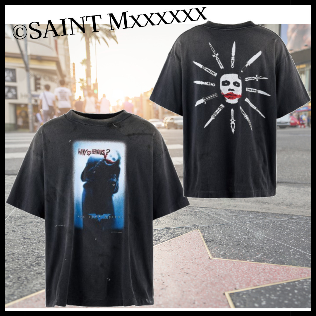 【SAINT Mxxxxxx】BTM_SS TEE / LIP / BLACK 半袖 Tシャツ