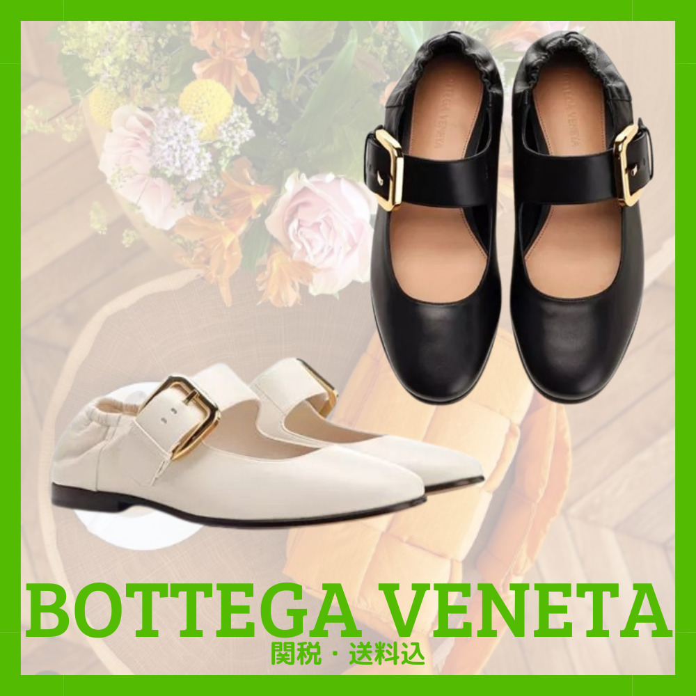 新作☆【Bottega Veneta】「アステア」メリージェーンバレリーナ