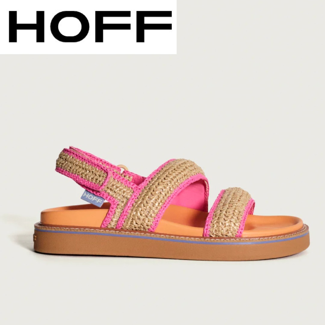 ［HOFF］サンダル ROAD RAFIA BEIGE レディース ベージュ