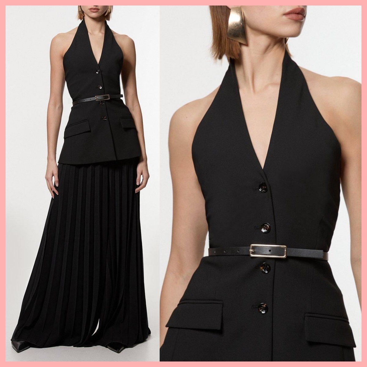 日本未入荷★Karen Millen ホルターネックオールインワン