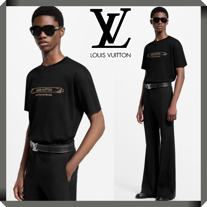 可愛くオシャレに♪Louis Vuitton★Tシャツ シンプル