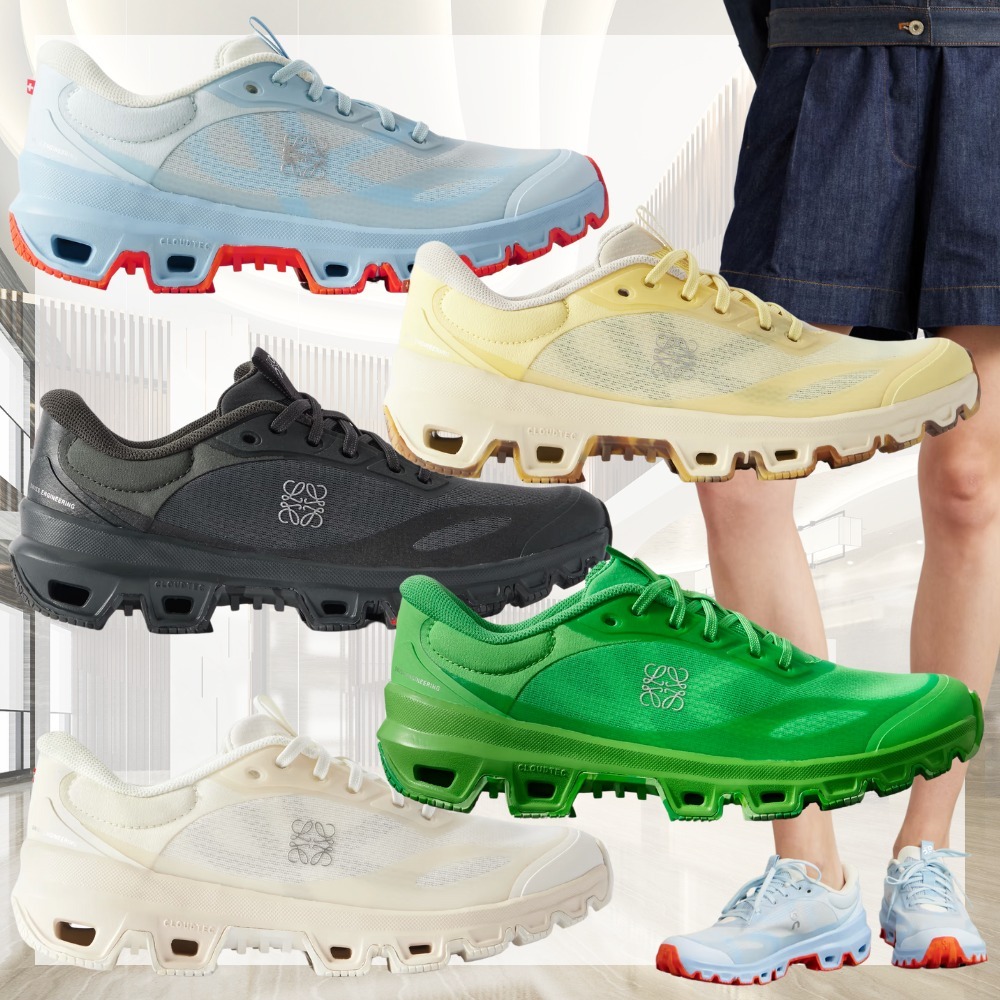 優雅に舞う【LOEWE】+ ON CLOUDVENTURE 2.0 メッシュスニーカー