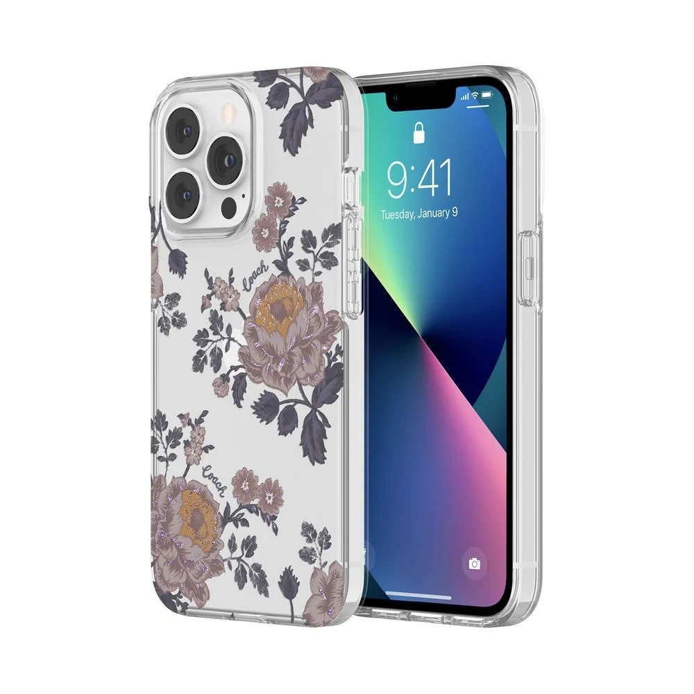 お買得【国内発送】Coach★Moody Floral iPhone13 Proケース