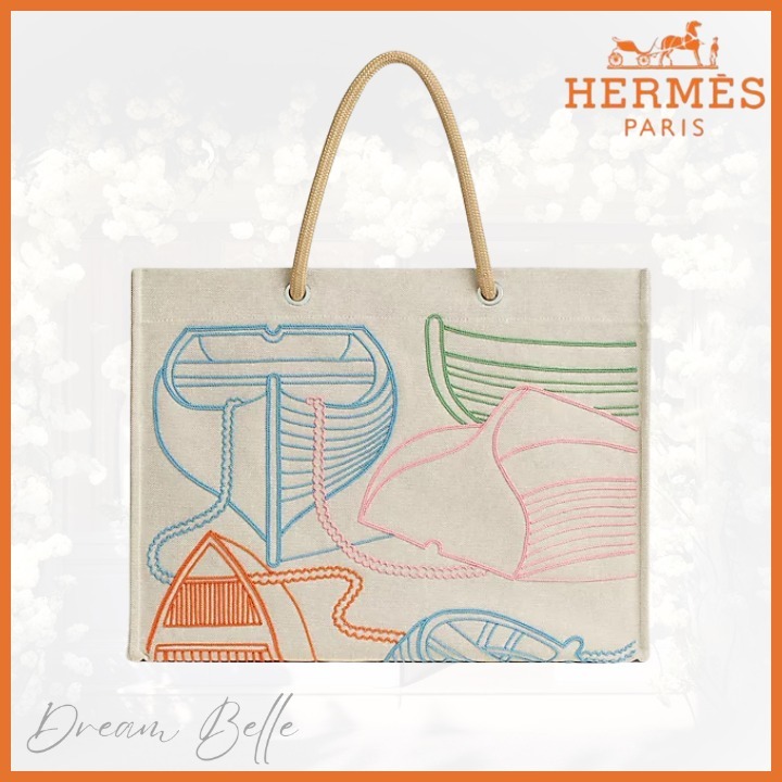 【夏のコーデに遊び心を☆】HERMES タラッサビーチバッグ