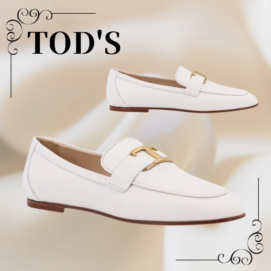 【TOD'S】関税込☆T タイムレス モカシン レザー ホワイト