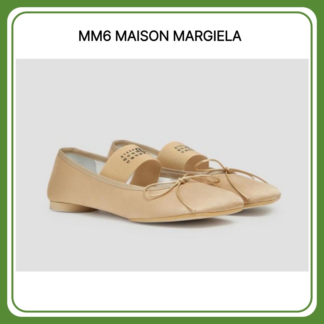 バレエシューズ MM6 MAISON MARGIELA CUBAN SAND ANATOMIC BALLERINA FLAT