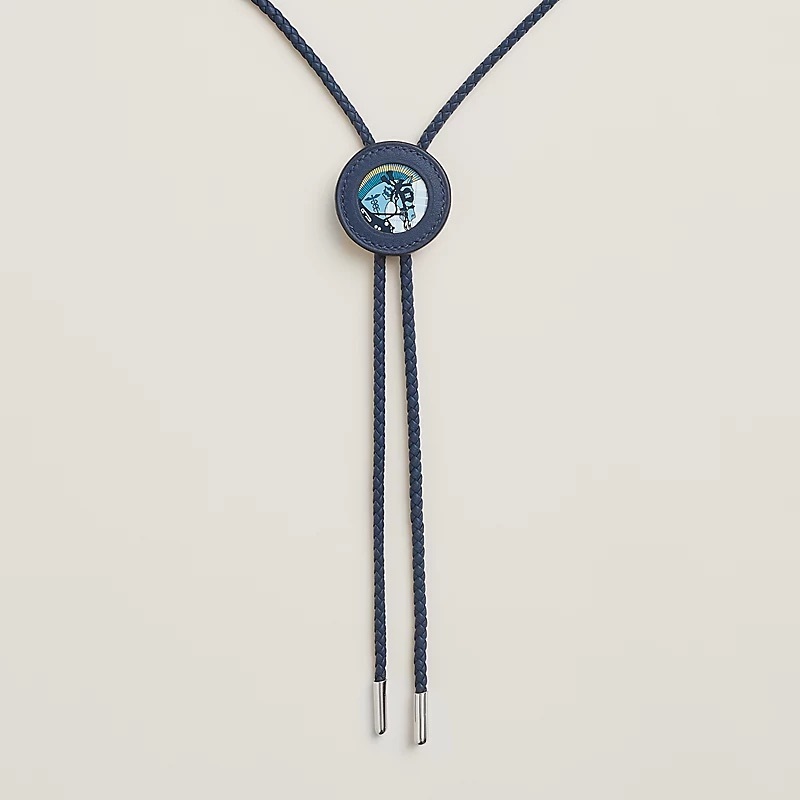 【気品◎】HERMES★ループタイネックレス《シュヴァル・パンク》