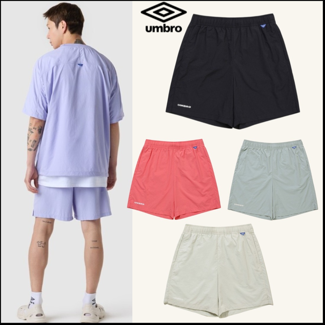 韓国*UMBRO■Light Breeze Cooling 4.5 Shorts