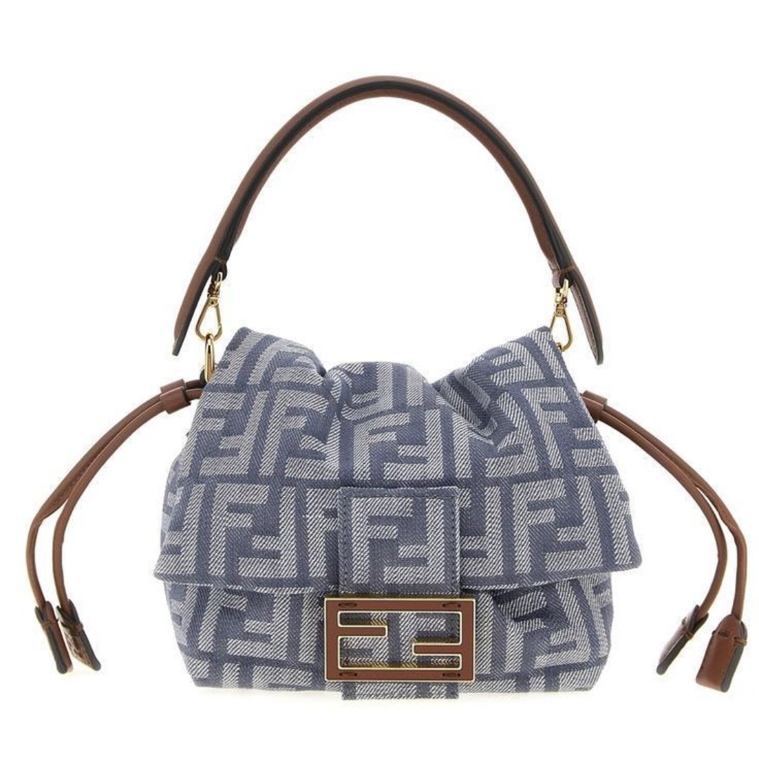 【ラスト1点】FENDI Mamma Baguette スモール ブルーデニム