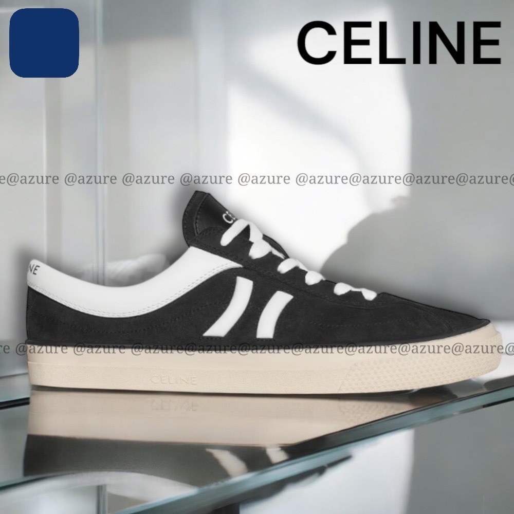 直営ショッパー付♪CELINE レースアップ ロースニーカー