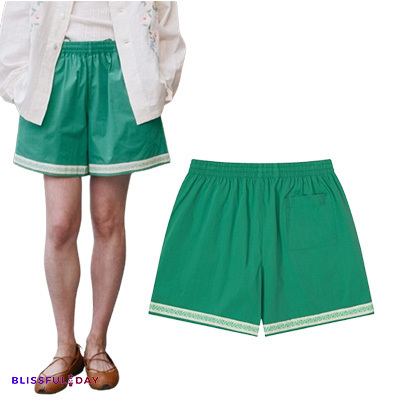 ショートパンツ [FRITUR] Leaf Lace Short