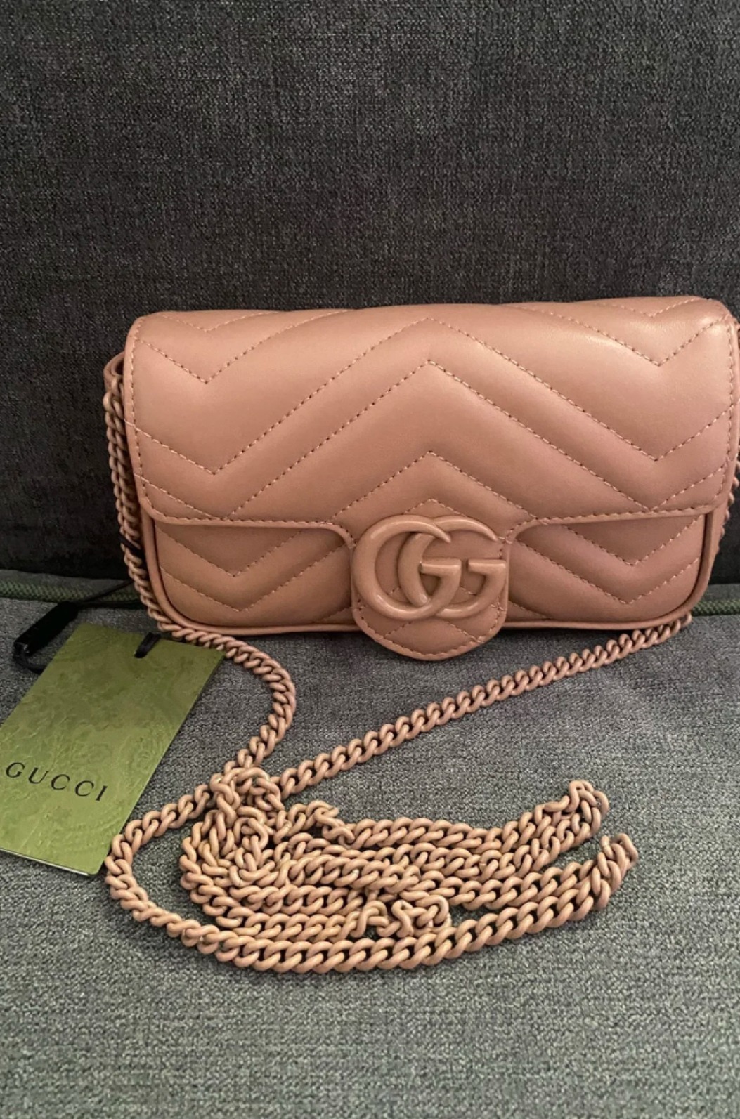 タイムセール☆GUCCI★GGマーモントショルダーバッグ・ベージュ