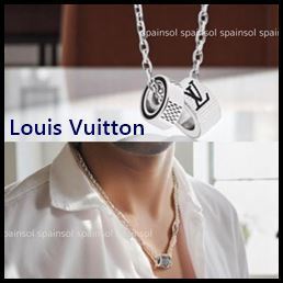 【Louis Vuitton】ダミエリングペンダント ネックレス☆