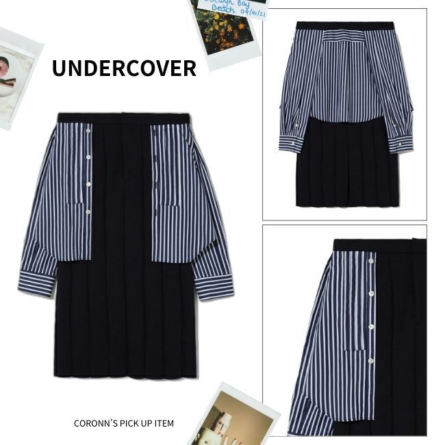 キムタク愛用【UNDERCOVER】腰巻きデザイン風 レイヤースカート