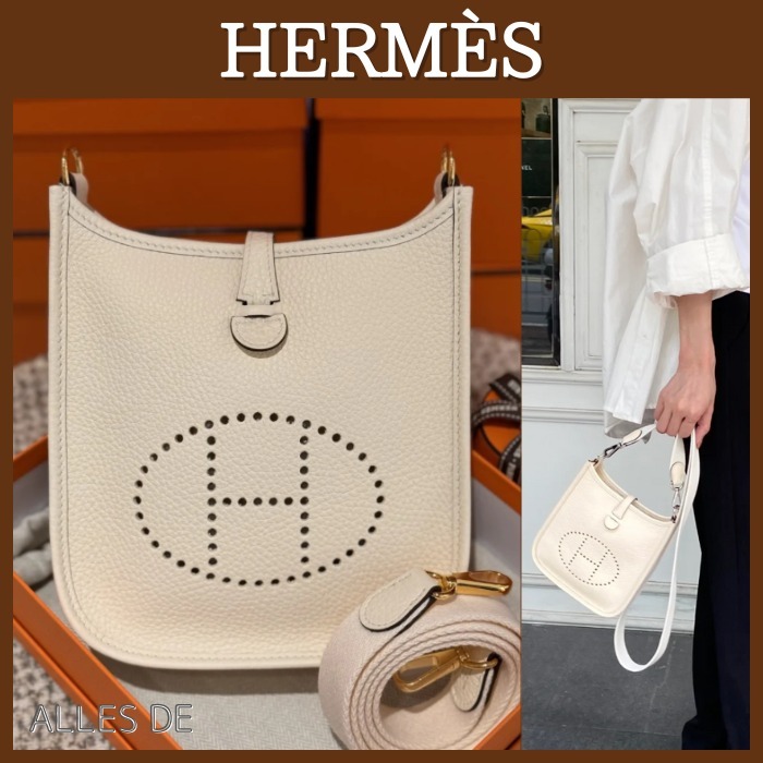 【上品かわいい！】HERMES エヴリン 16 TPM クレ ナタ ミニエヴ