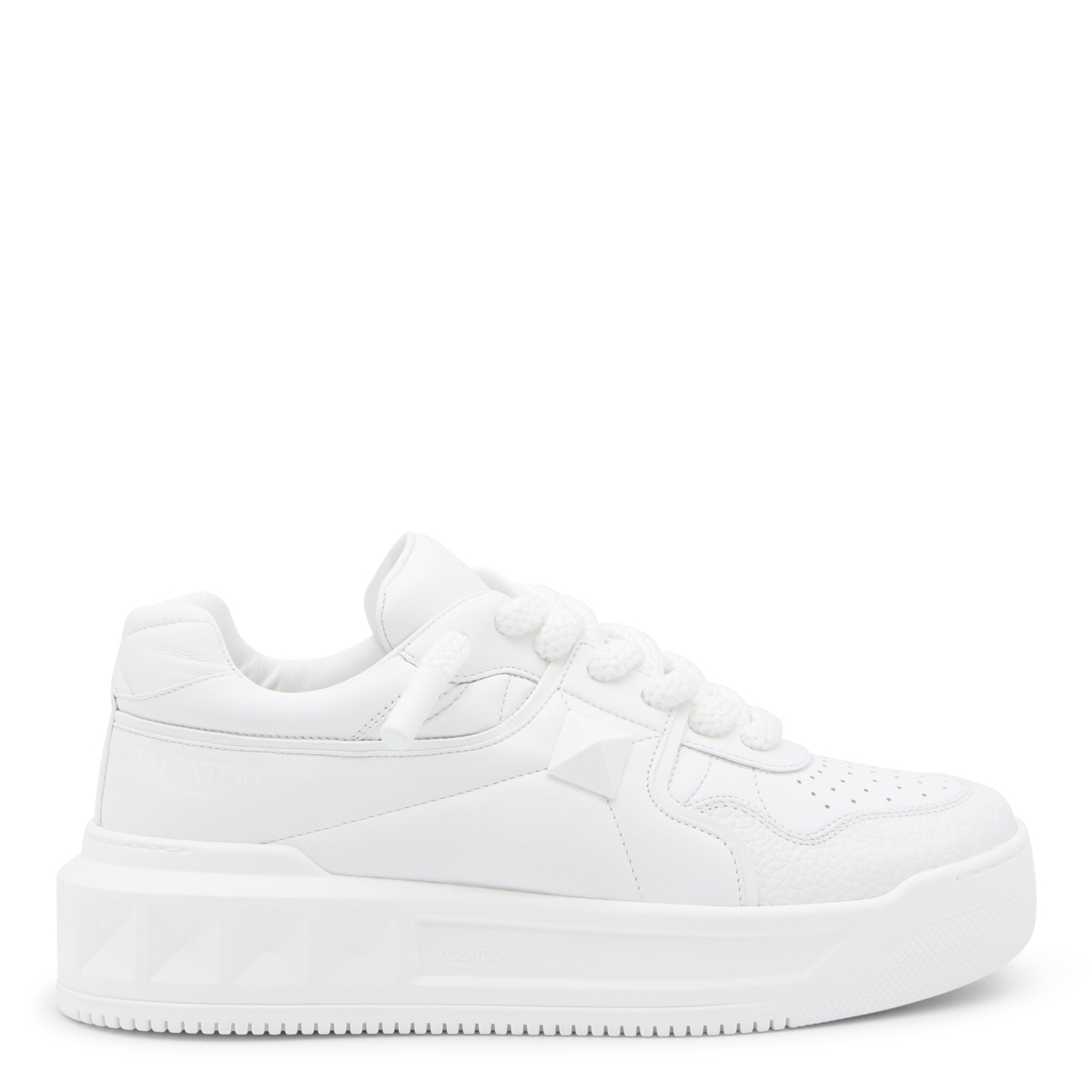 【VALENTINO】 WHITE LEATHER SNEAKERS