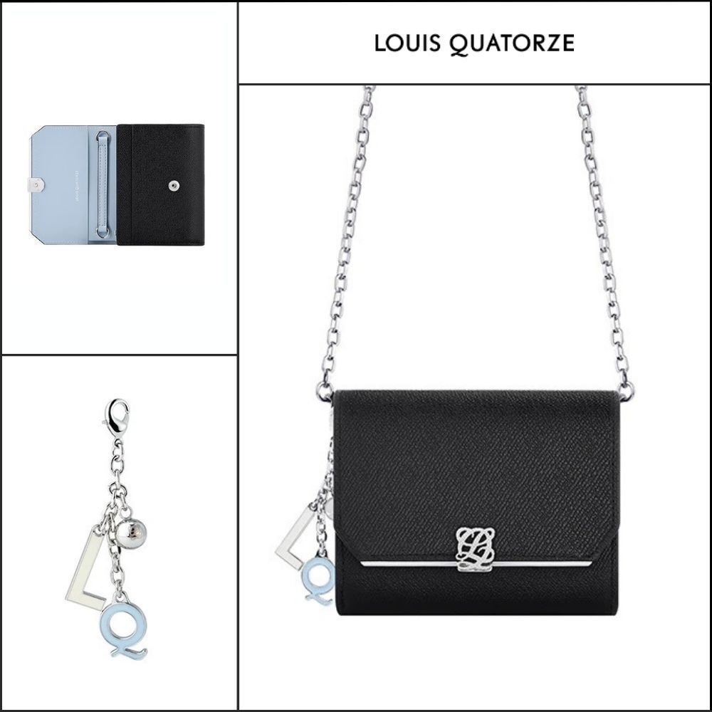 【Louis Quatorze】LALA Women’s Chain Wallet Powder Blue