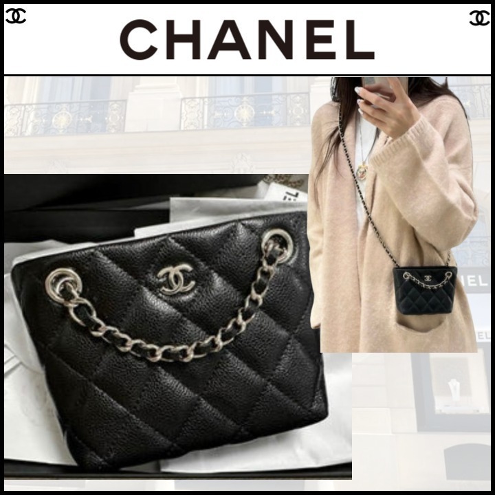 輝きを添えて☆ CHANEL チェーンクラッチ ミニ