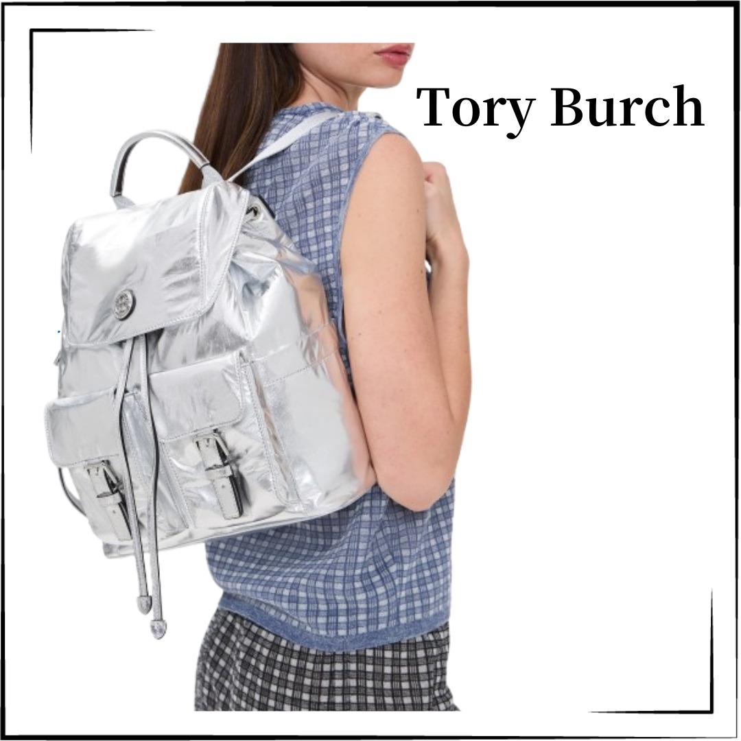 《Tory Burch》トリーバーチ ロゴ バックパック リュックサック