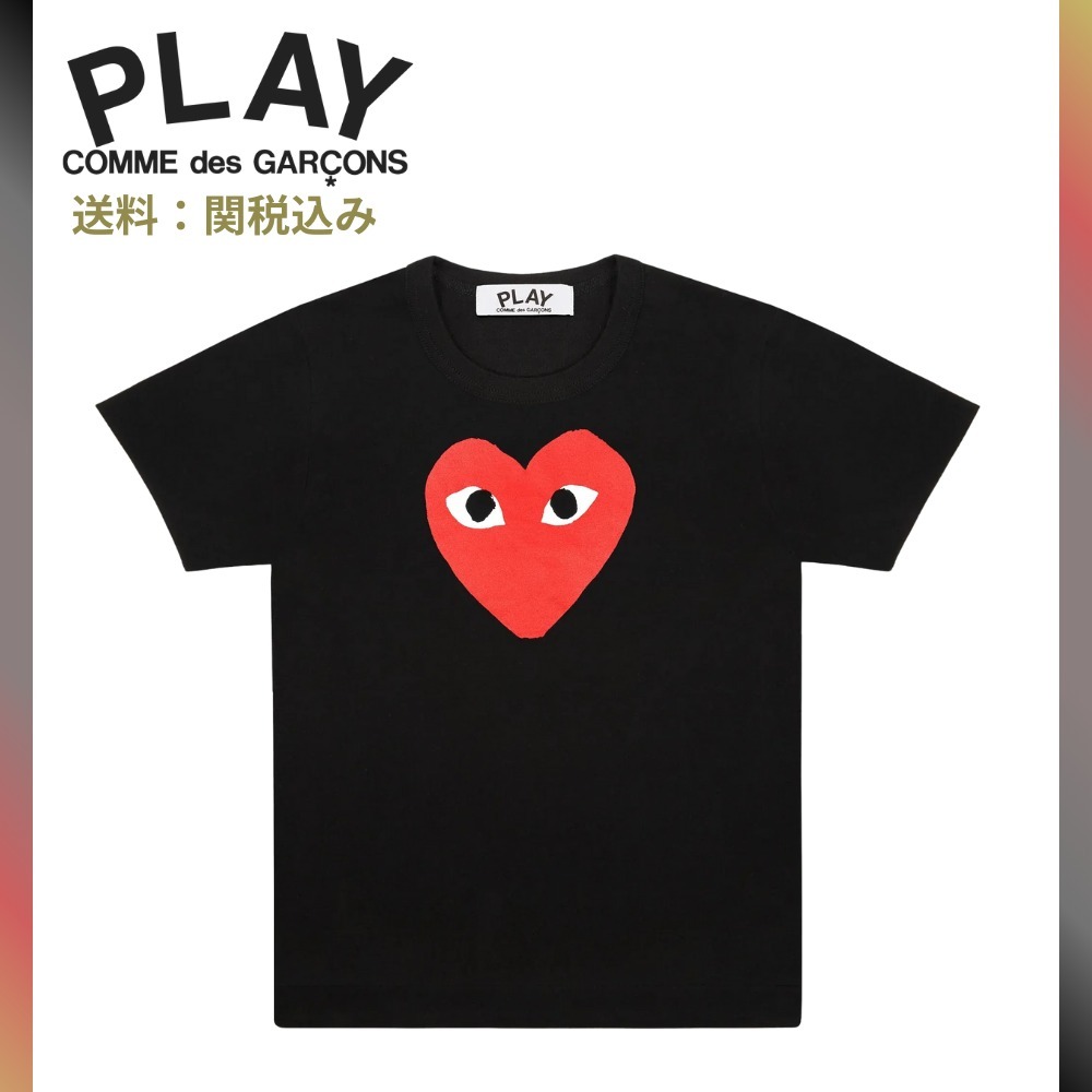 【Unisex's】コムデギャルソン Play ハート Tシャツ