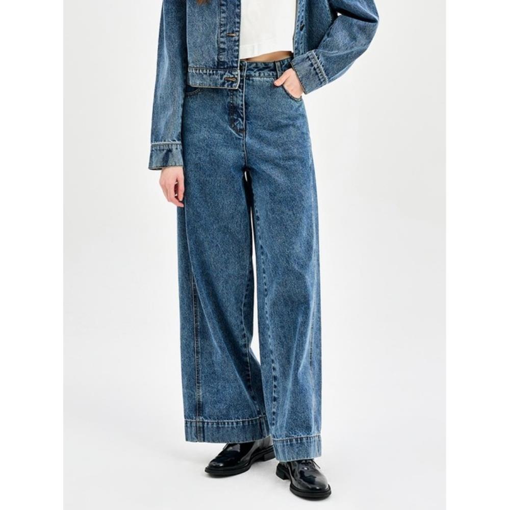 ★E.B.M★ Wide fit denim pants EMO1DPT010
