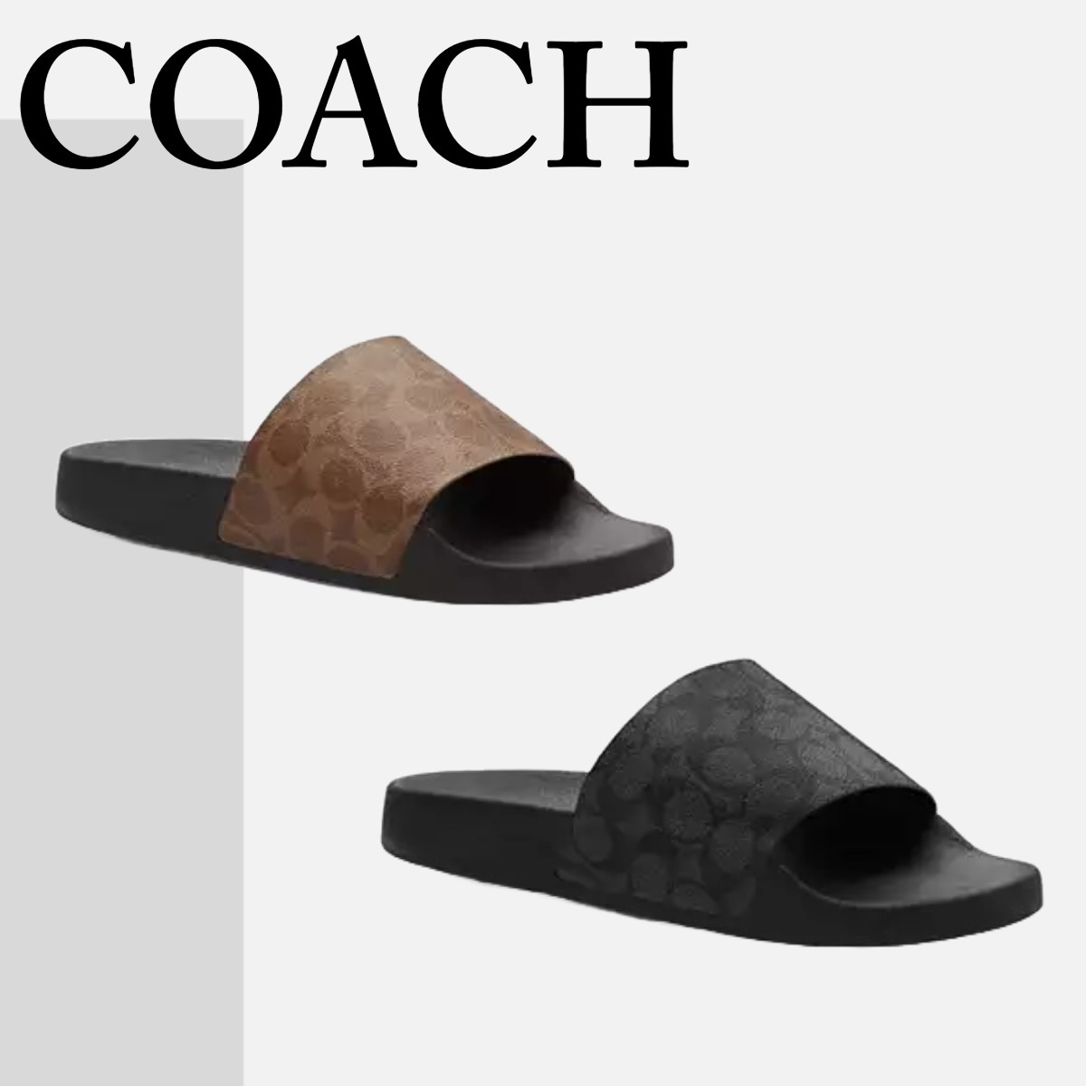 COACH スライド・シグネチャー キャンバス