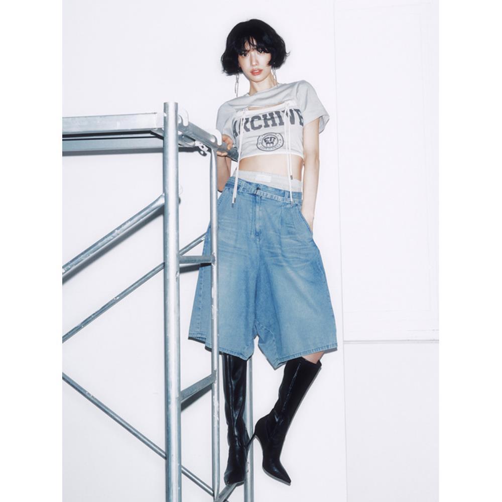 ★E.B.M★ Bermuda Denim Pants EMP5DPT020