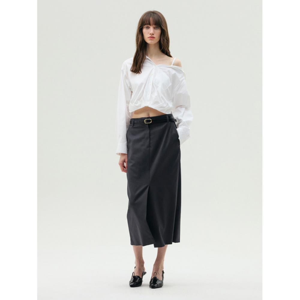 ★E.B.M★ Ovidetail H-line skirt EMP4WSK100