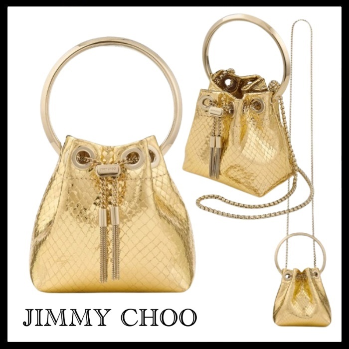 JIMMY CHOO Micro Bon Bon レザー バッグ