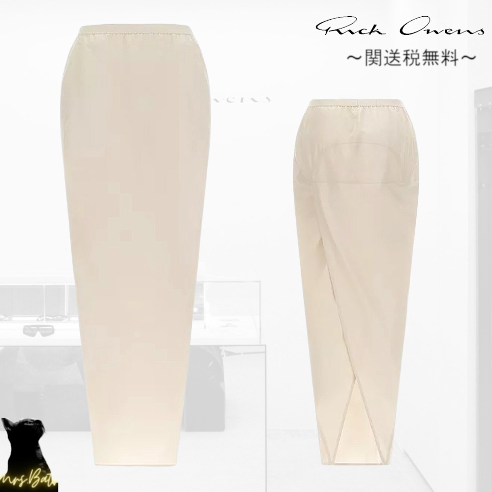 Rick Owens サンダルに合う Pillar Long Skirt 関税・送料無