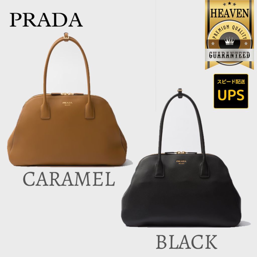 6万取引突破◆UPS便【PRADA】レザートートバッグ◆1BG522_2CYS
