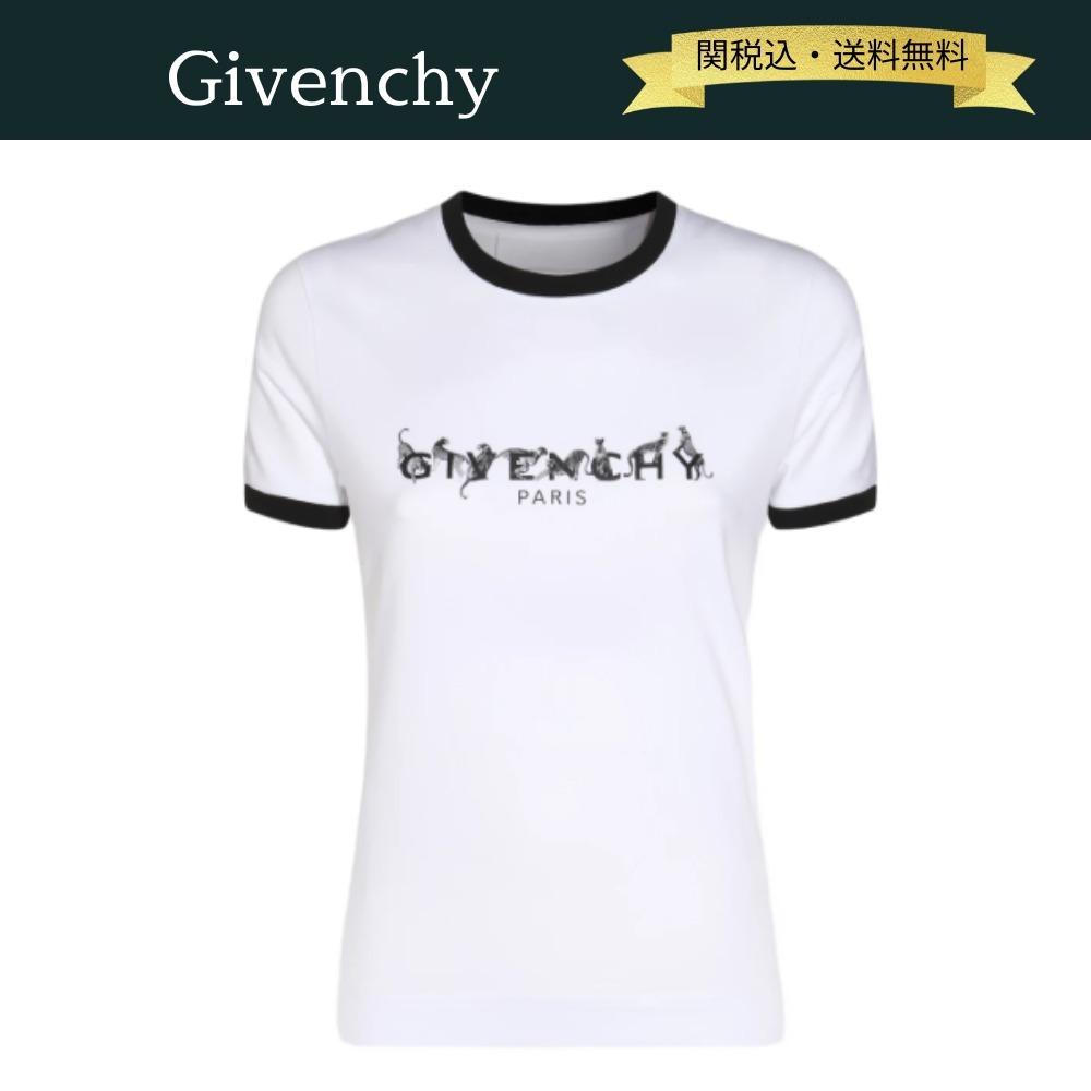 【関税送料込】GIVENCHY Paris レオパードプリント 半袖Tシャツ