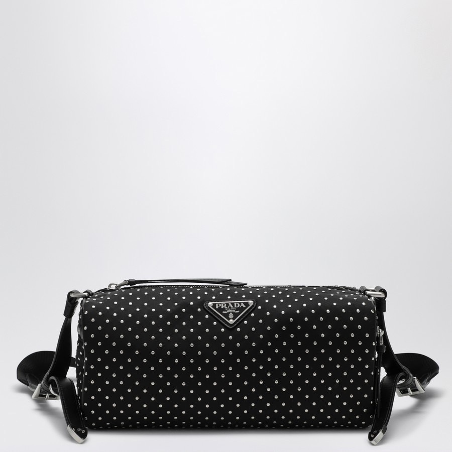 PRADA ナイロン ショルダーバッグバッグ スタッズ