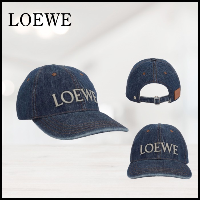 【LOEWE】デニムベースボールキャップ