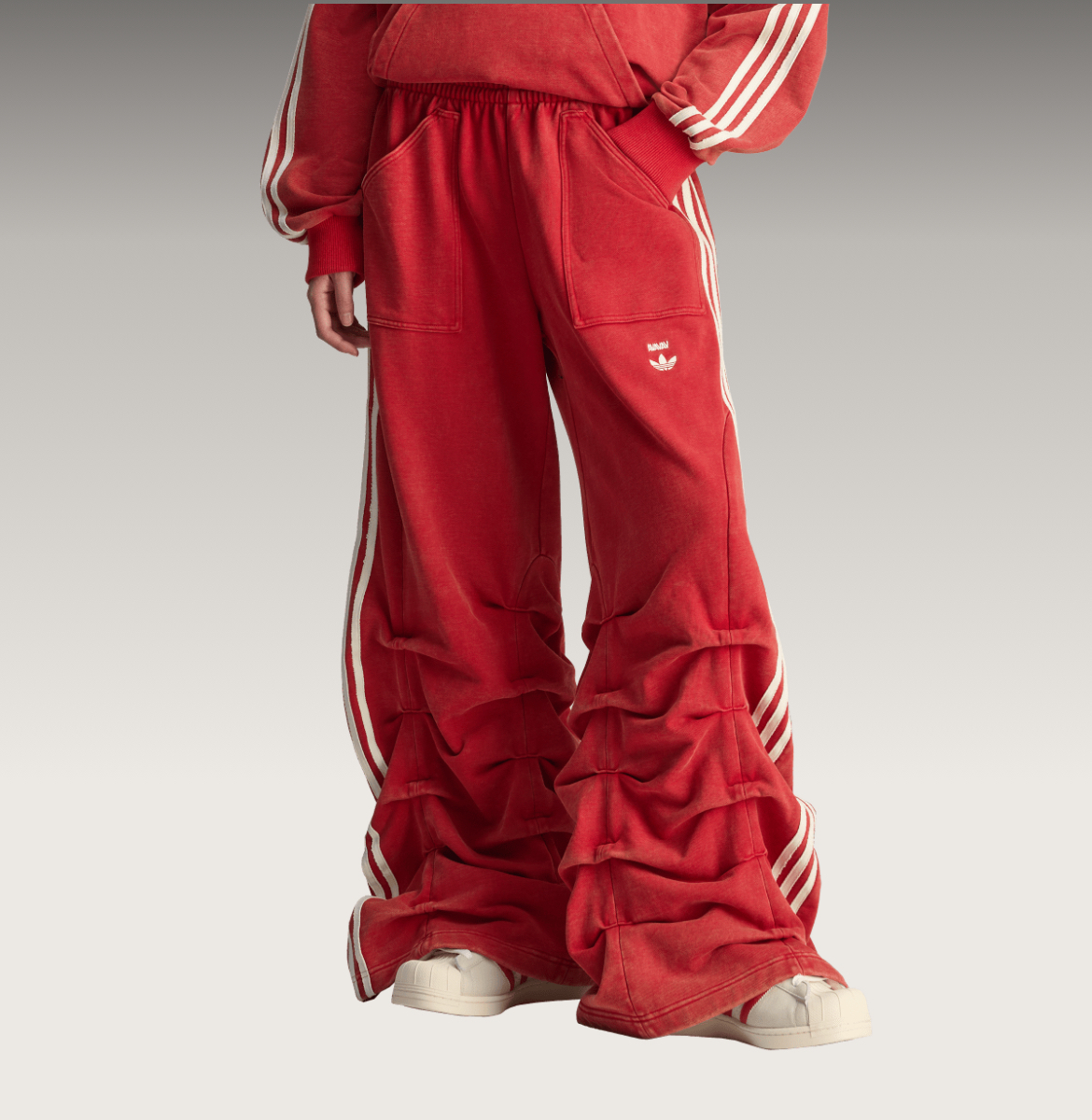 残りわずか！コラボ！Adidas X Avavav プリーツトラックパンツ