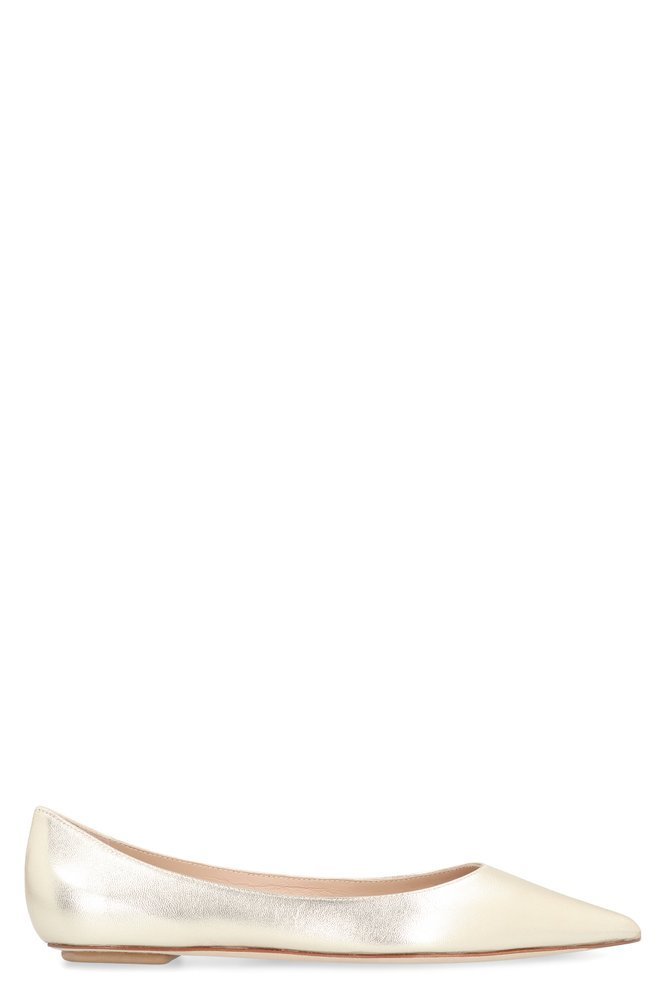 STUART WEITZMAN ポインテッドトゥバレエフラット
