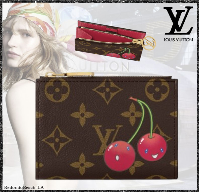 【コンパクトさが嬉しい】LOUISVUITTON★PF.Lisa 折り畳み財布