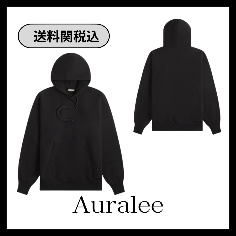 ★送料関税込★Auralee Smooth Soft BD Sweat P/O Parka