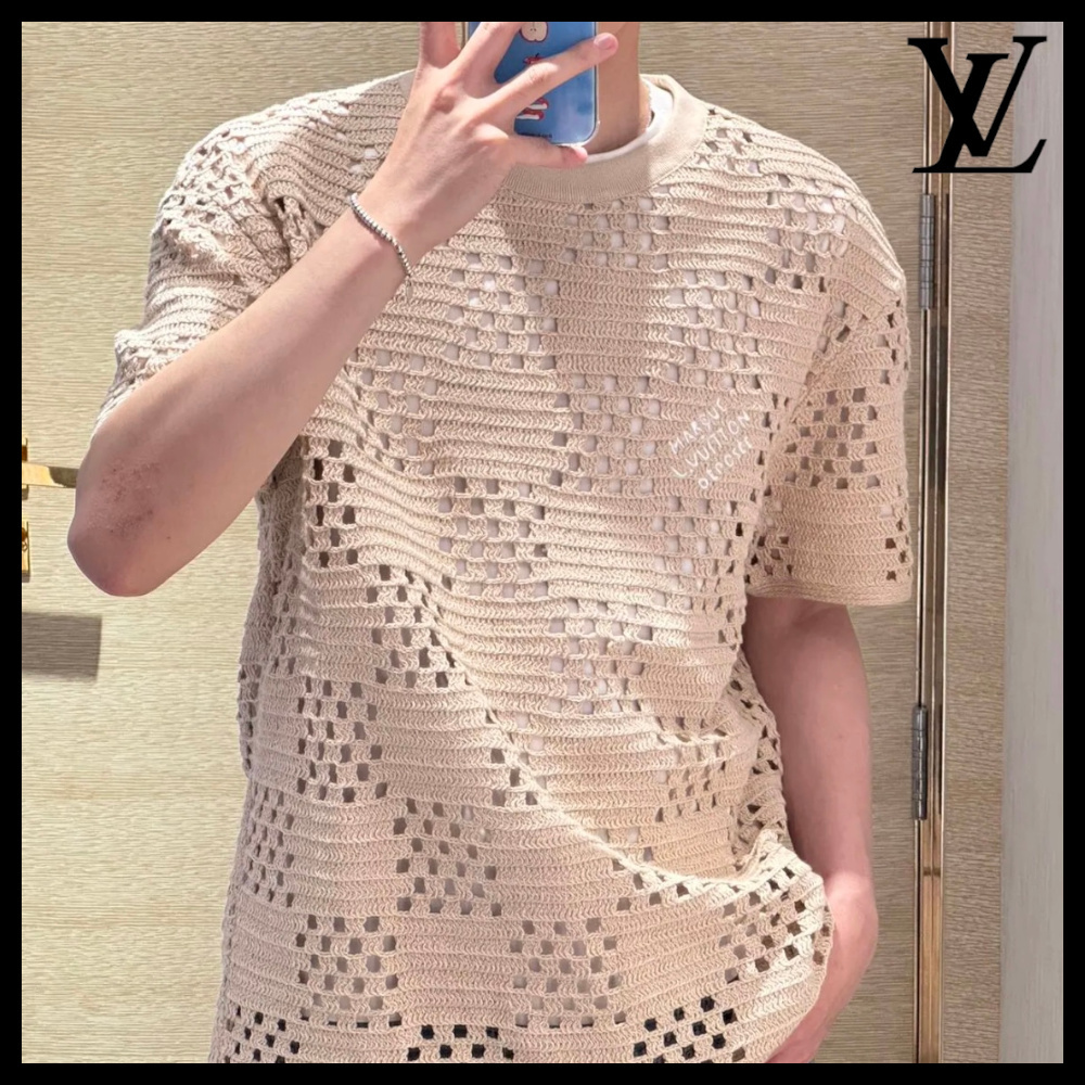 【ラフィア風素材で夏感♪】Louis Vuitton★Tシャツ