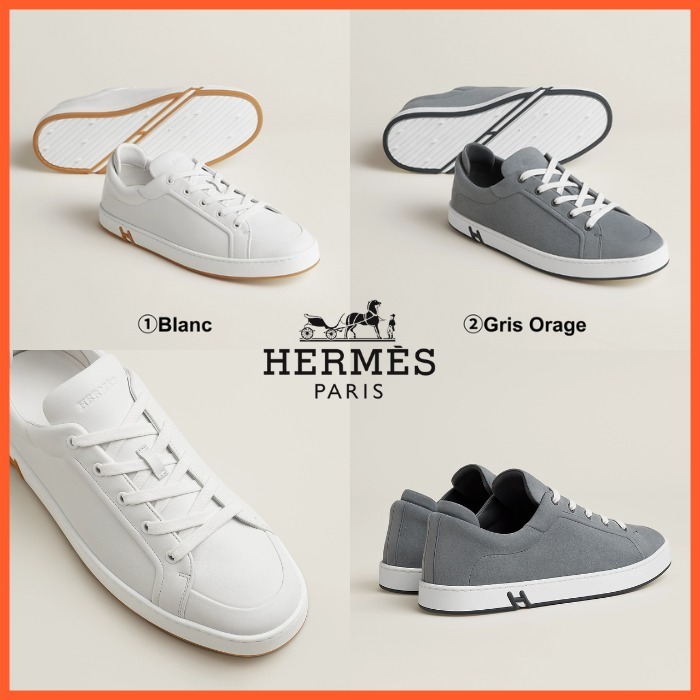 【カジュアルに】HERMES 人気 上品 スニーカー ≪キッド≫