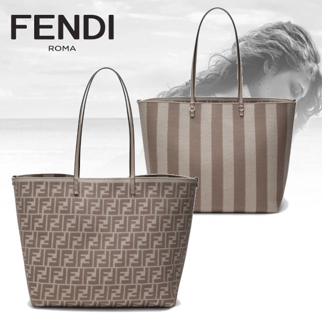 正規店買付【FENDI】リバーシブル ロールラージ バッグ
