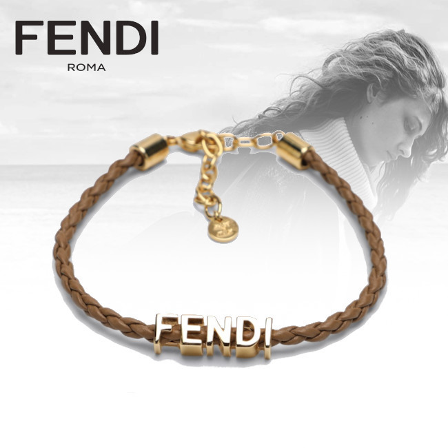 正規店買付【FENDI】ゴールドカラー フォーエバー ブレスレット