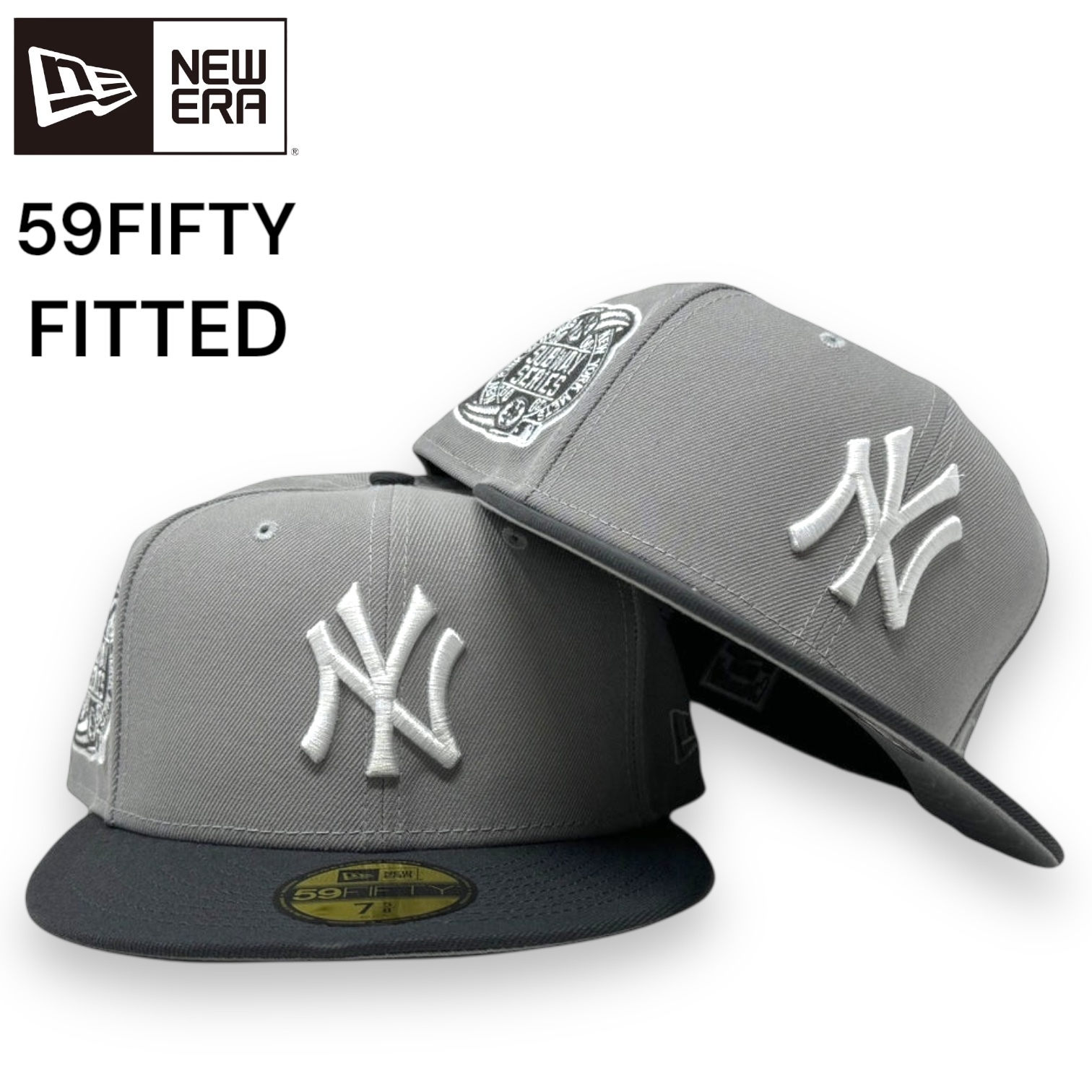 NEW ERA NY ヤンキース 59FIFTY ニューエラ グレー ダークグレー