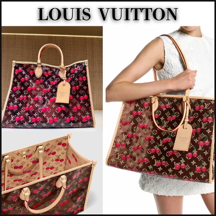 【Louis Vuitton】村上隆コラボ オンザゴーGM トートバッグ
