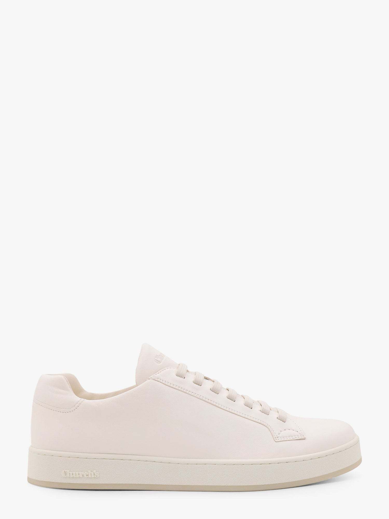 スニーカー CHURCH'S Ludlow2 leather sneakers with engraved logo Bianco