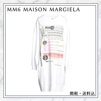 新品】MM6 MaisonMargiela 刺繍ロゴ スウェットワンピース