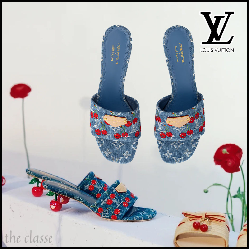 【注目チェリー型ヒール】Louis Vuitton LV x TMリリーミュール