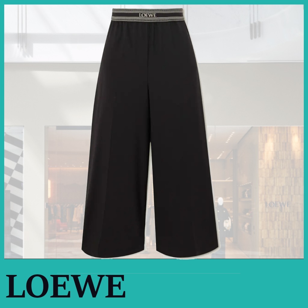 LOEWE★ジャカードトリムウールキュロット