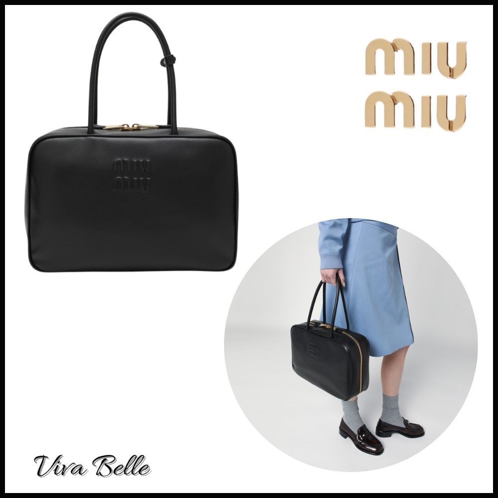 【VIP価格！】MiuMiu ラディカレザーのボーバッグ ブラック